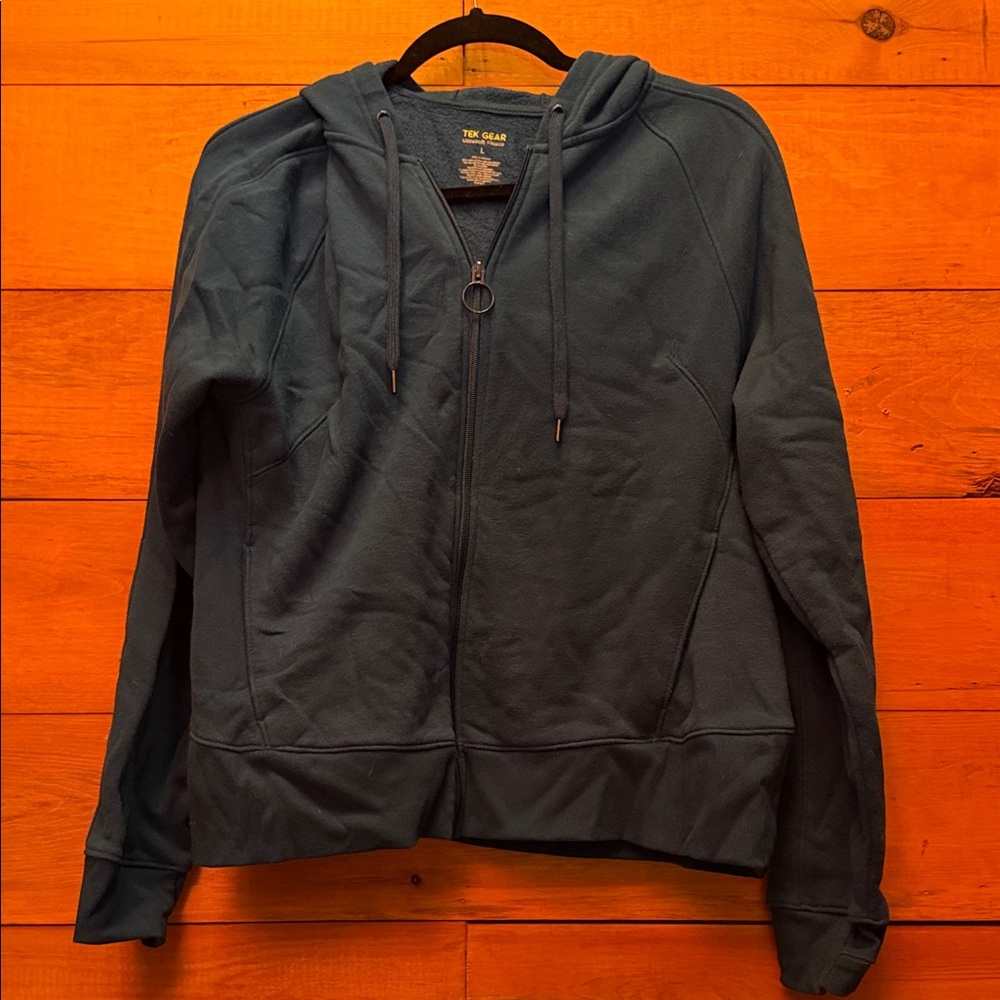 Tek Gear Blue Zip-Up‎ Hoodie